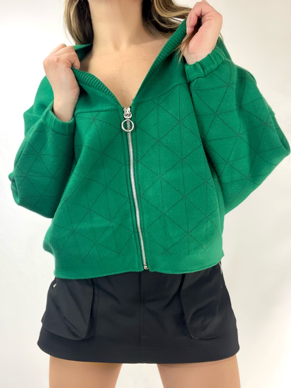 Chaqueta Bomber Verde Angelina