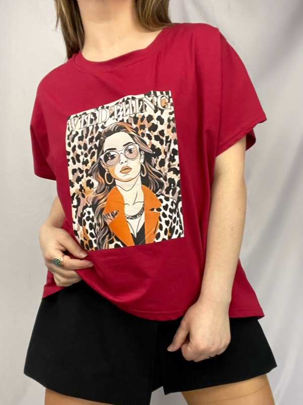 Polera Burdeos Amélie