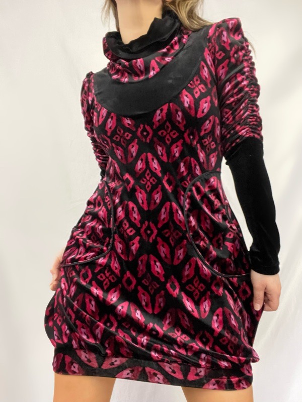 Vestido Globo Animal Print Lisa