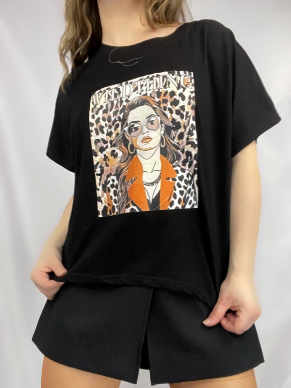 Polera Negra Amélie