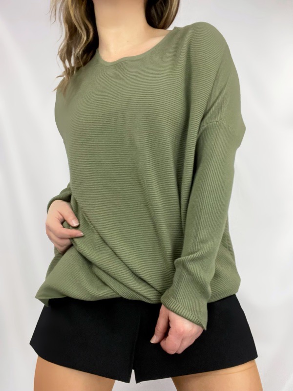 Sweaters Verde Olivo Beatrice - Imagen 3