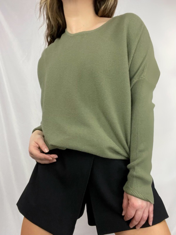 Sweaters Verde Olivo Beatrice - Imagen 2