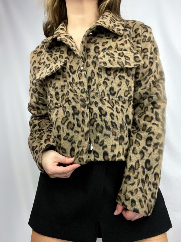 Chaqueta Corta  Animal Print Savage