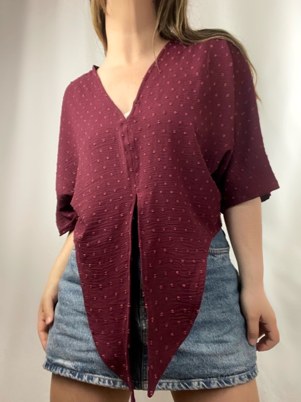 Blusa Valeria Burdeos