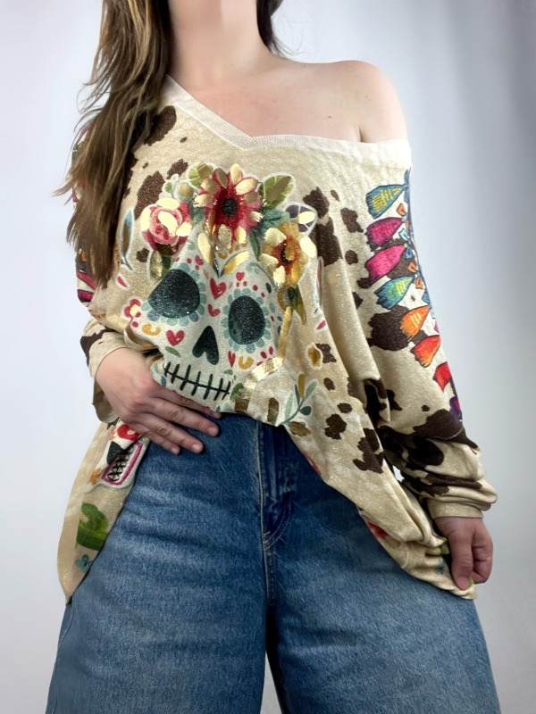 Polera Italiana Catrina di Luna - Imagen 6