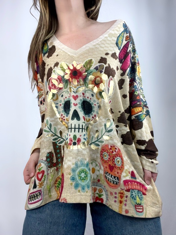 Polera Italiana Catrina di Luna