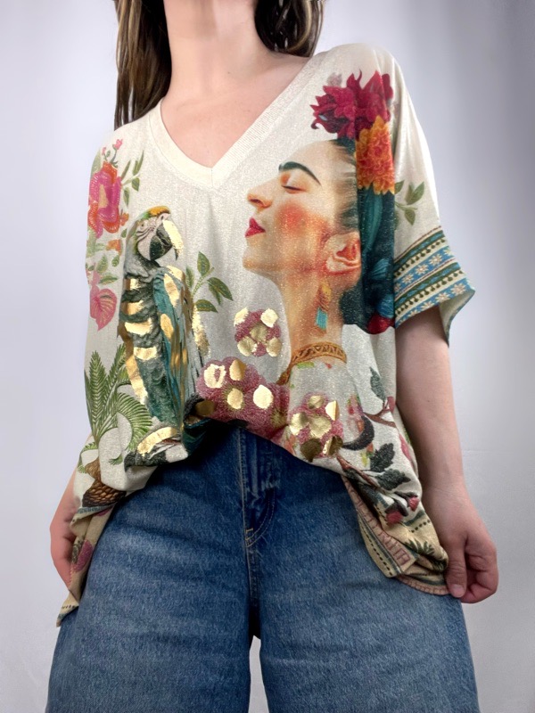 Polera Italiana Frida del Caribe