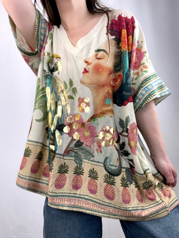 Polera Italiana Frida del Caribe - Imagen 4