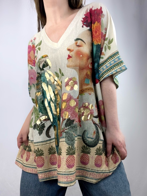 Polera Italiana Frida del Caribe - Imagen 5