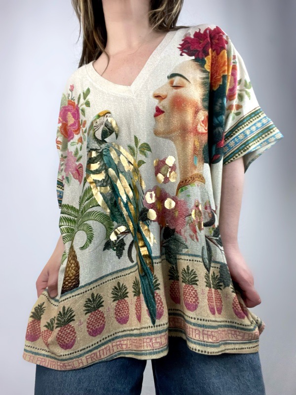 Polera Italiana Frida del Caribe - Imagen 3