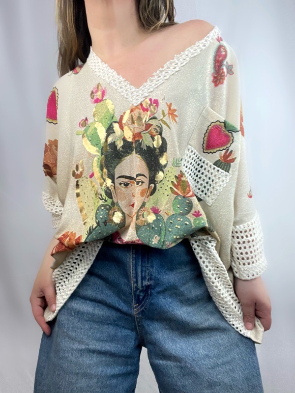 Polera Italiana Frida di Firenze - Imagen 2