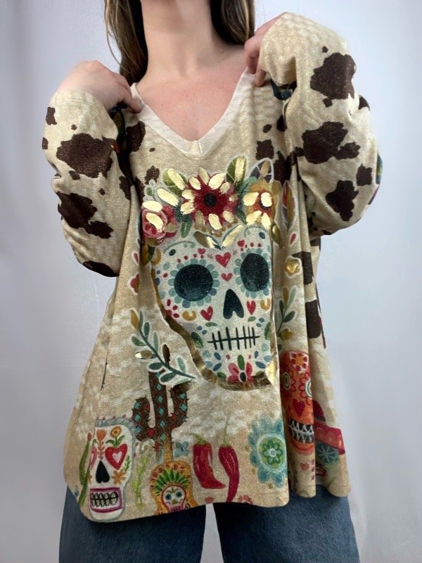 Polera Italiana Catrina di Luna - Imagen 4