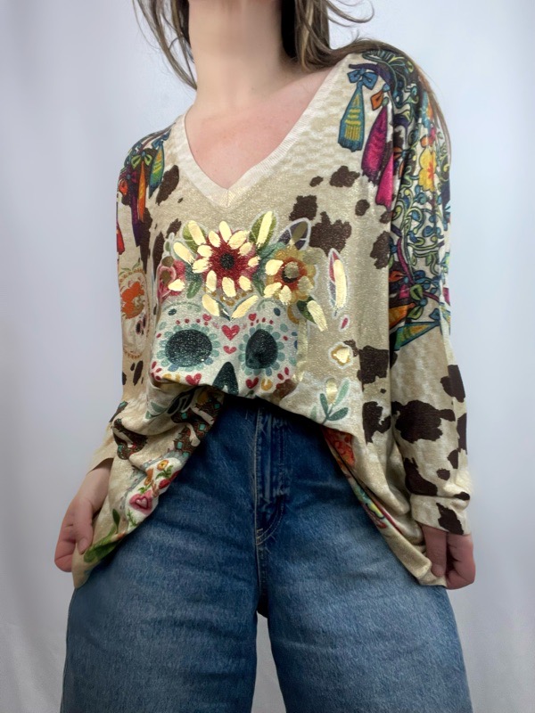 Polera Italiana Catrina di Luna - Imagen 3