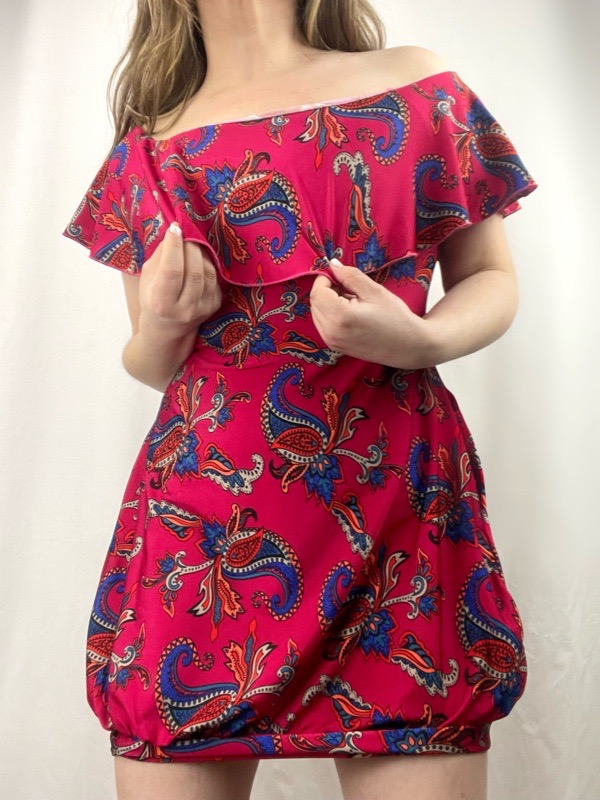 Vestido Fuscia Vuelos Ela - Imagen 2