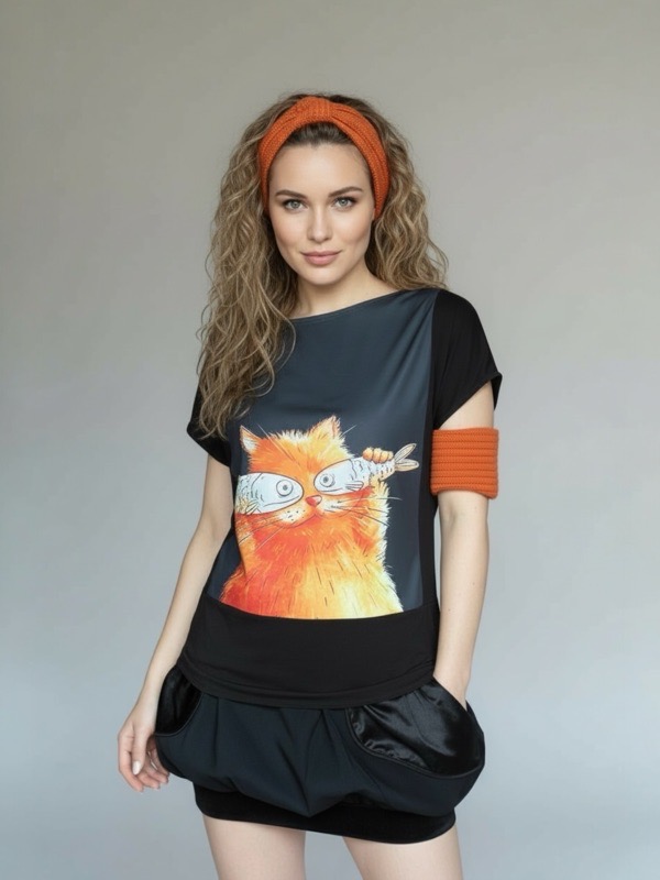 Polera Mistica Felina