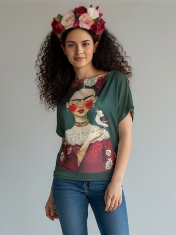 Polera Frida Jardín Interior