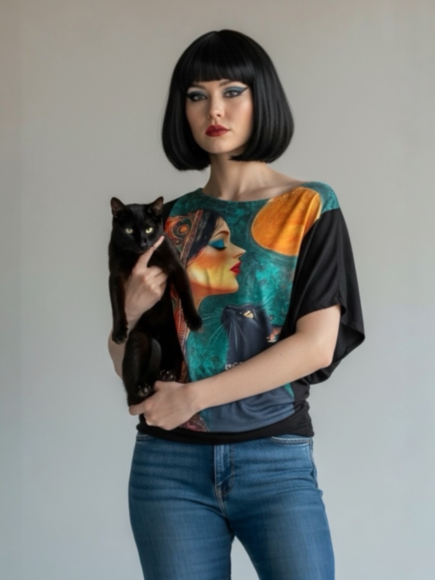 Polera Isis Felina