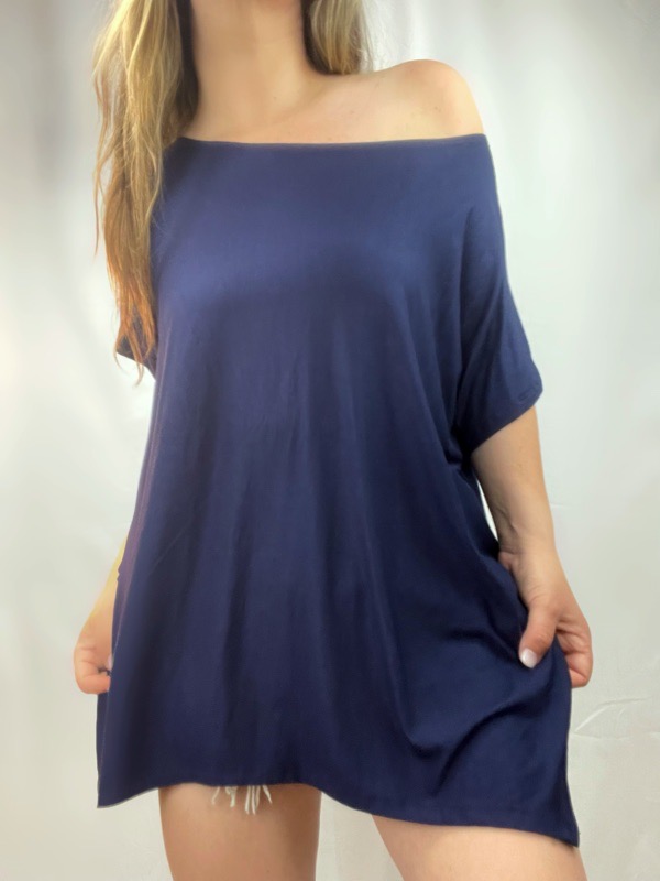 Polera Gaia Modal Azul Marino