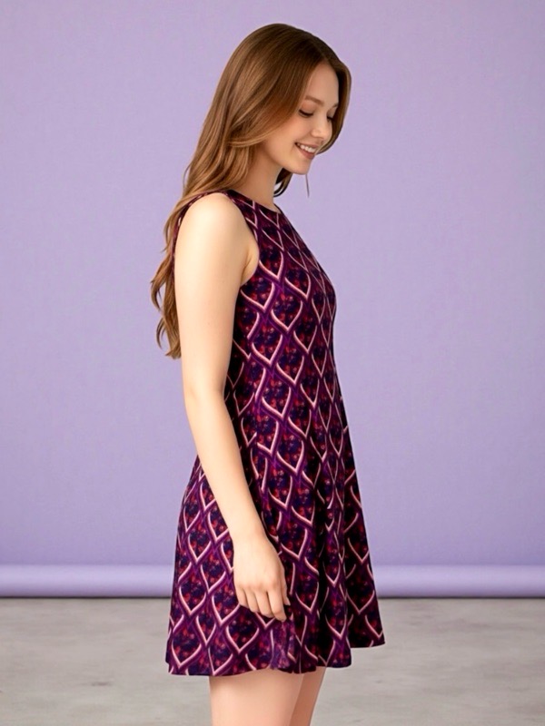 Vestido Oversize Mosaico