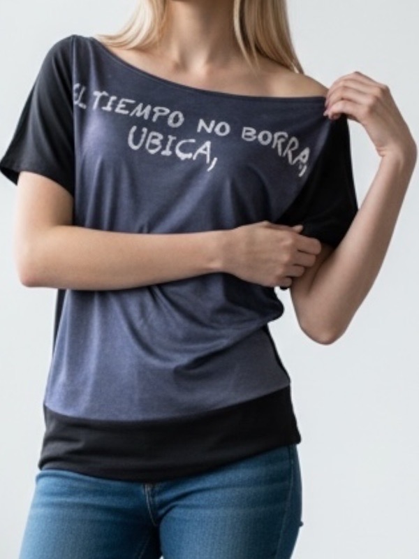 Polera Tiempo Frase Urbana.