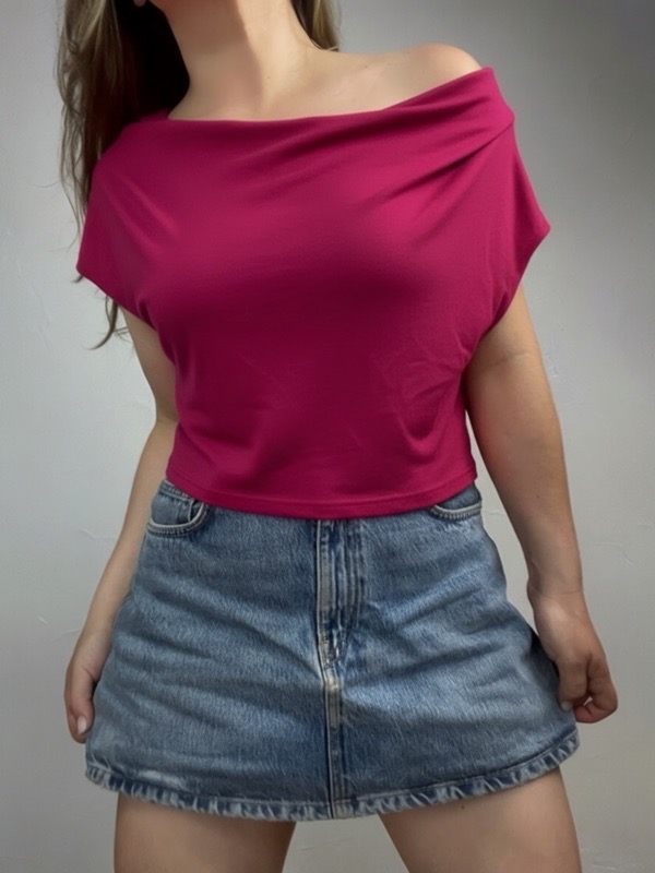 Polera Magenta Top Pulso