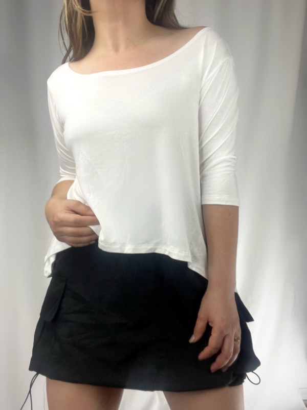 Polera Blanca Alma Modal