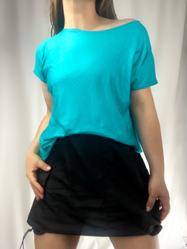 Polera Turquesa Gaia Modal