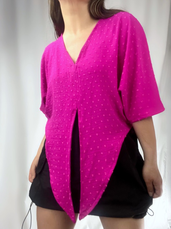 Blusa Valeria Fuscia - Imagen 2