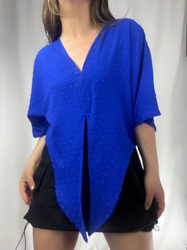 Blusa Valeria Azul Rey