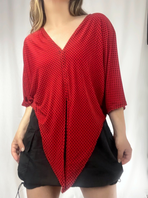 Blusa Lycra Roja Lunar Rose