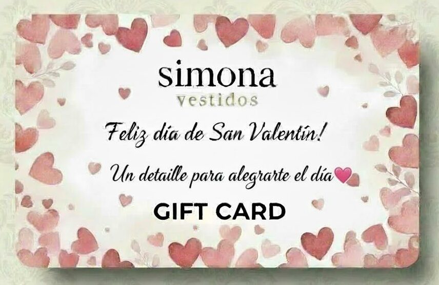 Gift Card Dia Del Amor