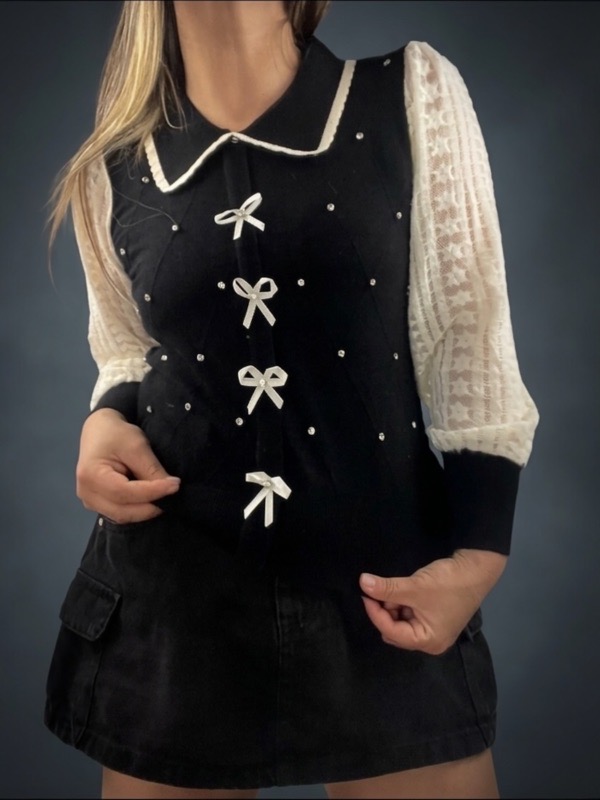 Sweaters Negro Chloé