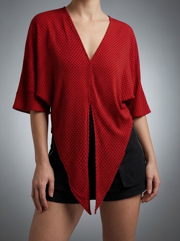 Blusa Lycra Roja Lunar Rose (copia)