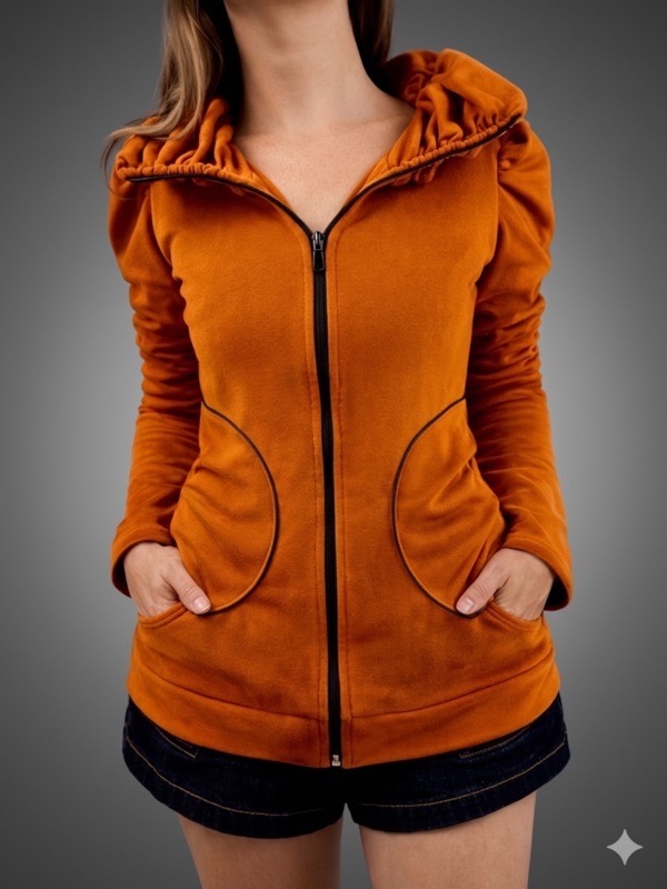 Chaqueta Camel Gamuza Caroline