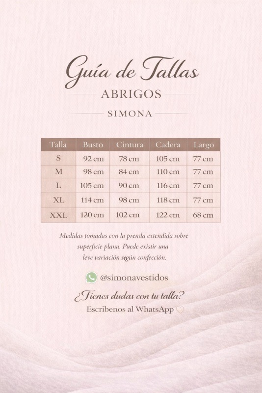 Abrigo Negra Valentina Smooth - Imagen 3