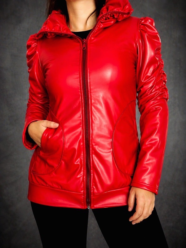 Chaqueta Roja Fiorella Eco Cuero