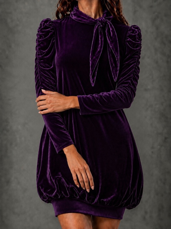 Vestido Velluto Viola - Imagen 3