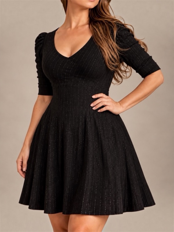 Vestido Plato Élise Noir