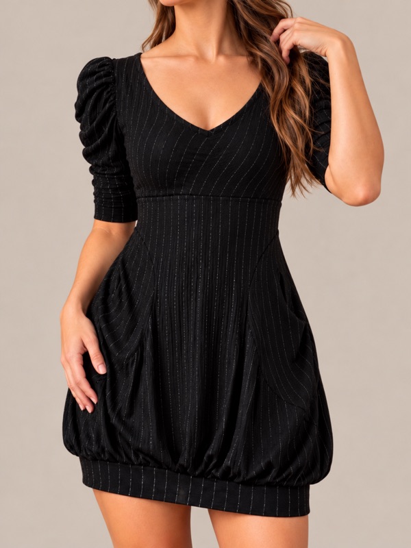 Vestido Negro Émilie Otoño