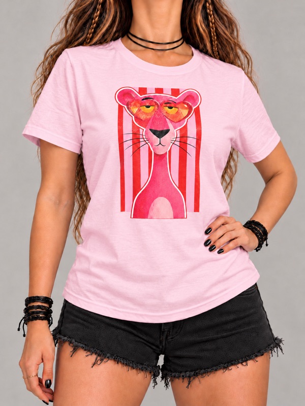 Polera Pink Pantera Rosa