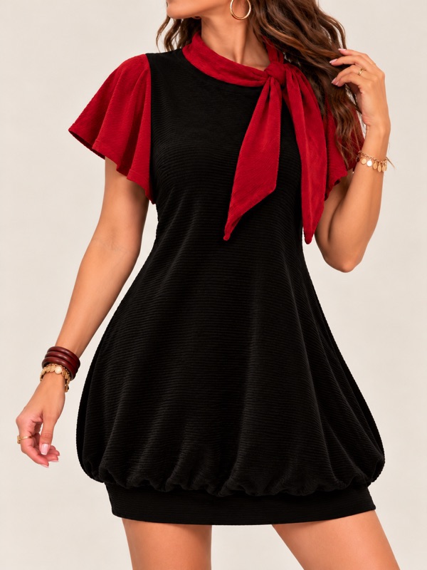 Vestido Simona Velvet Rouge
